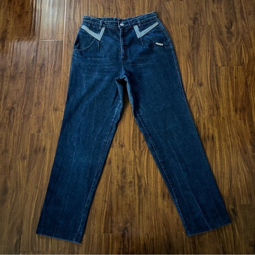 Vintage 90s Roughrider by Circle T Bareback High Waisted Jeans size 15/16